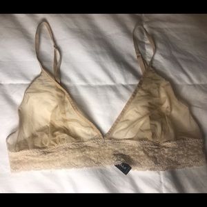 Cosabella Bra 32-34 medium champagne